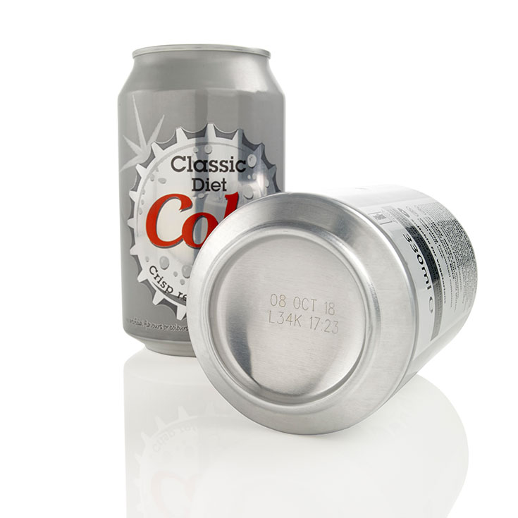 Datomærkning på dåse