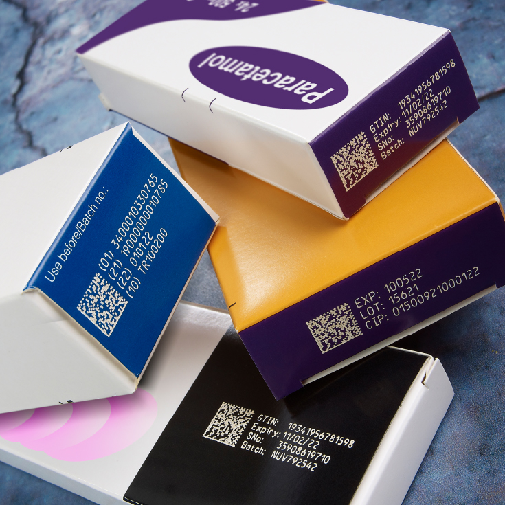 etiket på pap og karton