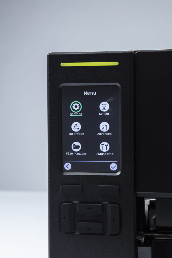 Brother TJ-4121TN display