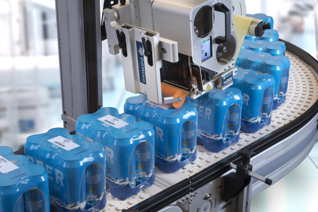 mx350iDW mærkning på dåseøl