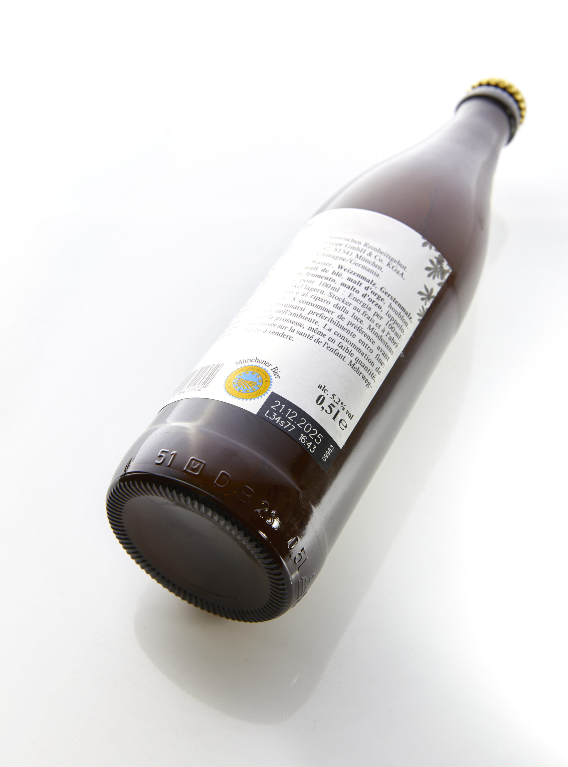 dx-series øl flaske etiket